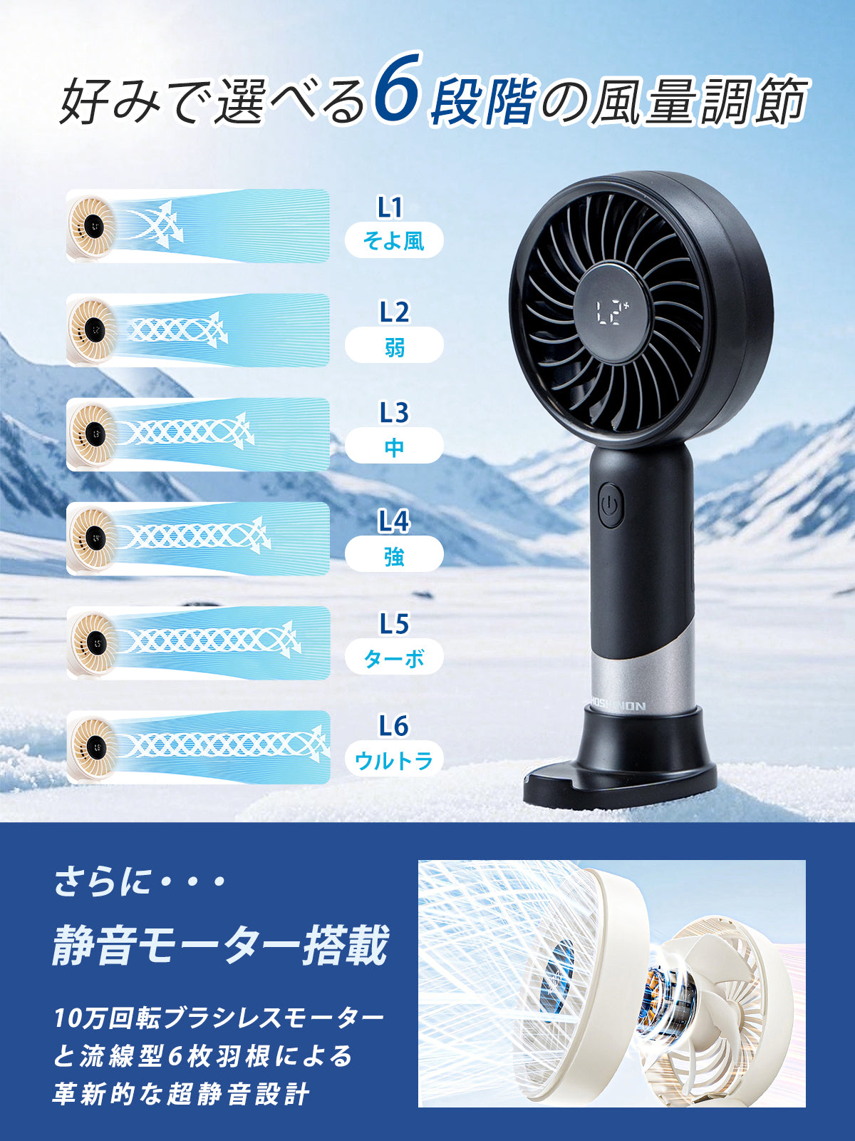 ホシノン ハンディファン ウィンドコア1
