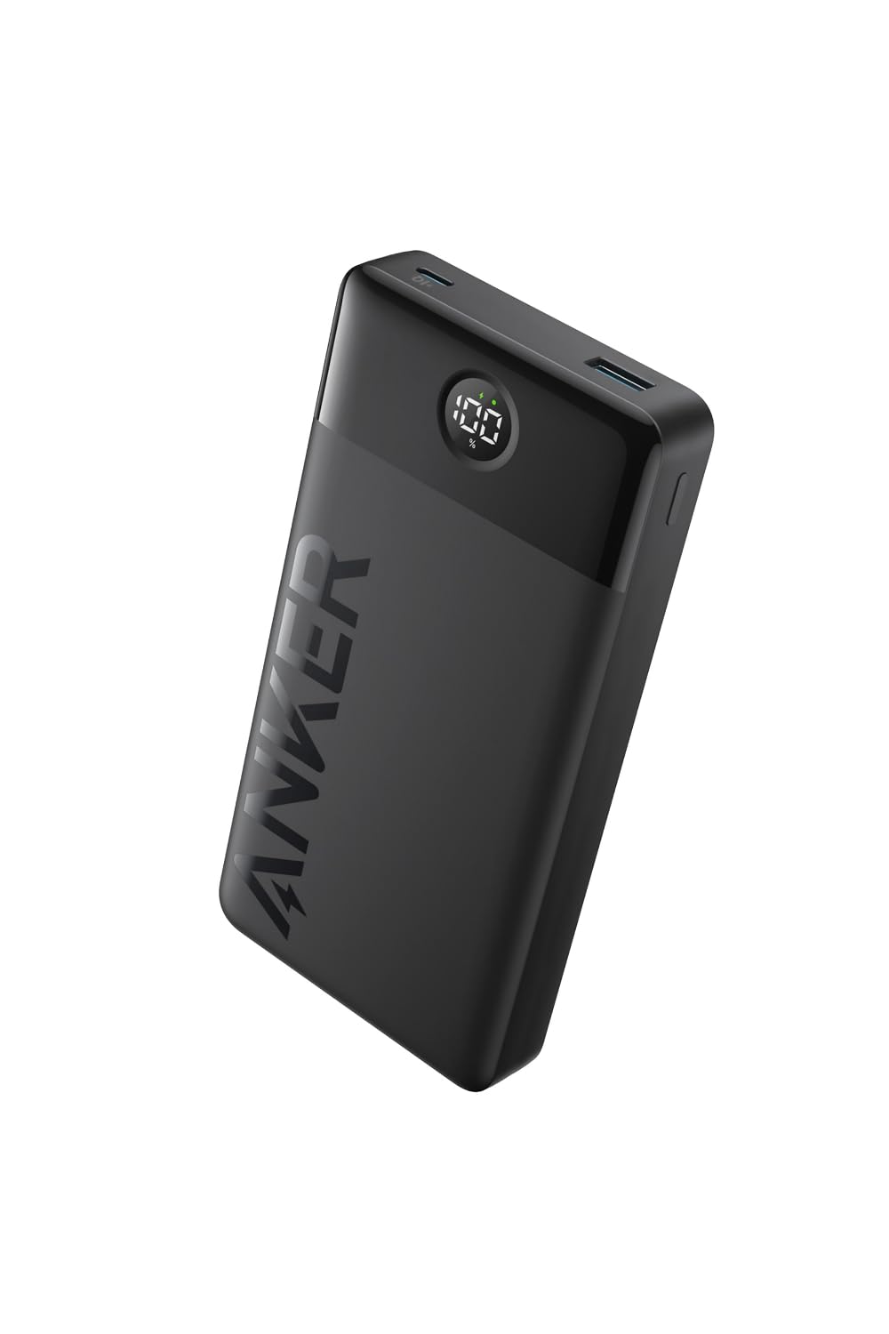 Anker Power Bank (20000mAh, 15W, 2-Port) 大容量 モバイルバッテリー USB-C入力対応 iPhone Android その他各種機器対応 (ブラック)