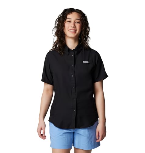 Columbia Women's Tamiami II Short Sleeve Shirt, X-Small, Black
