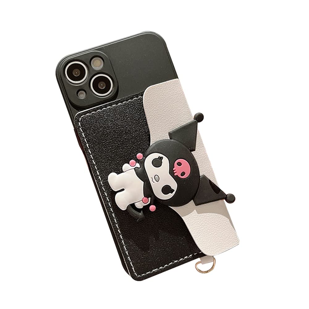 クロミ スマホケース iPhone 15 Pro Max 用 ケース 財布型 ショルダーストラップ 首かけストラップ 可愛い TPU保護カバー アイフォン 15 Pro Max 用 ケース 携帯ストラップ