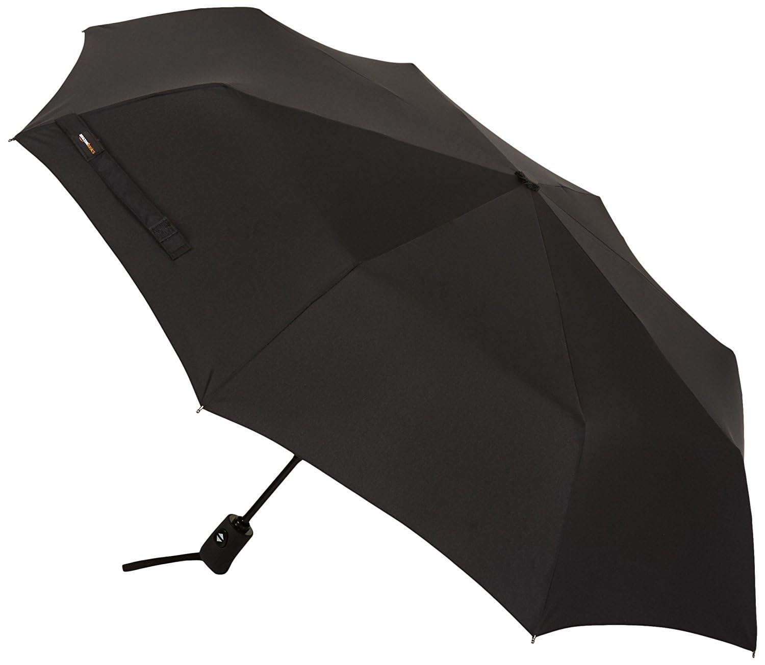 Amazonベーシック 折りたたみ傘 自動 ワンサイズ 1本 八角形 ブラック