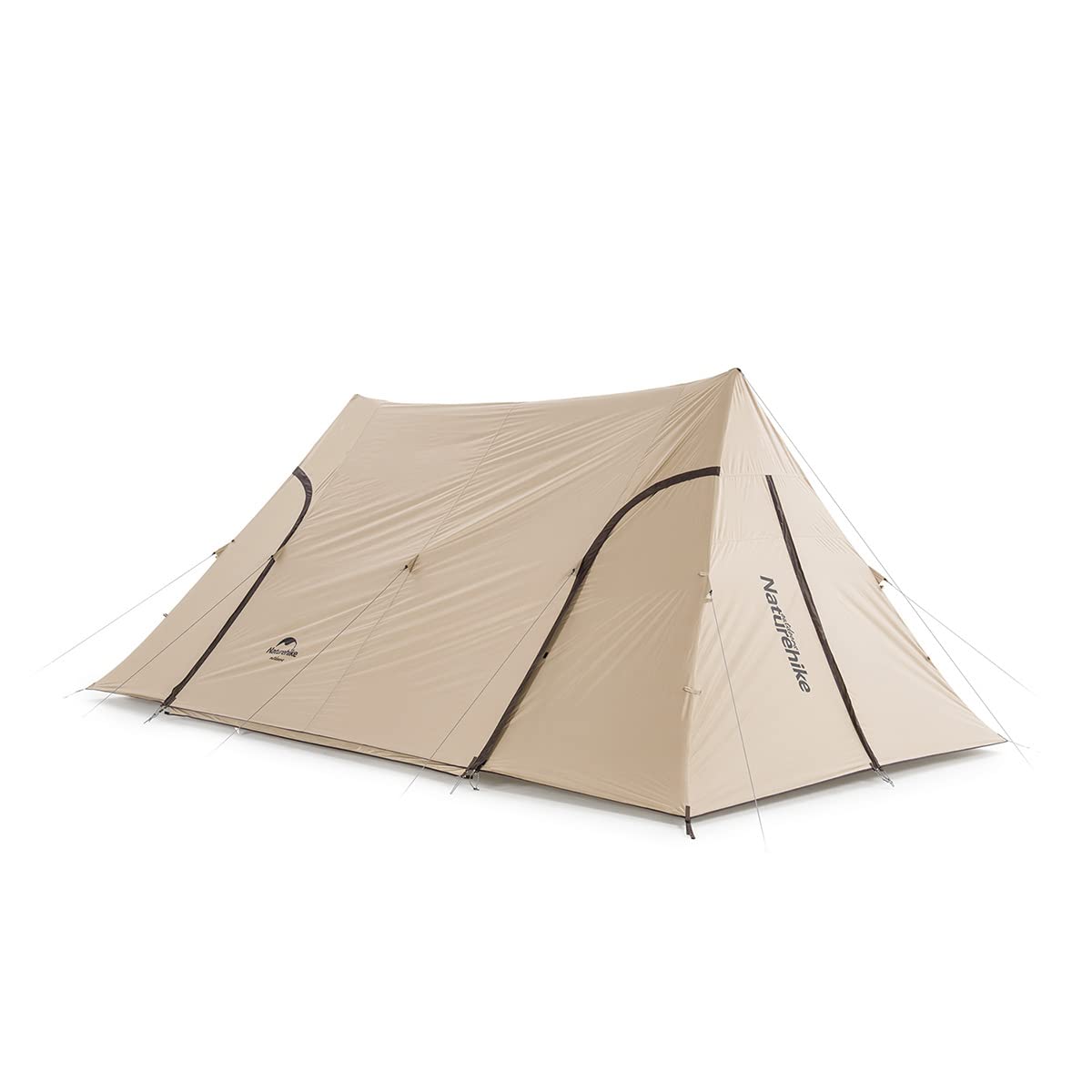 Naturehike 大型タープテント 3－4人用防水 紫外線カット 日防ぐ遮熱 キャンプパーテイー対応 家庭のパーテイーに対応 携帯便利 アウトドアキャンプ用 (カーキ色)