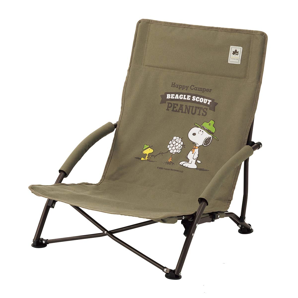 ロゴス(LOGOS) SNOOPY あぐらチェア 86001086 ピーナッツ アウトドア 折り畳み キャンプ 椅子