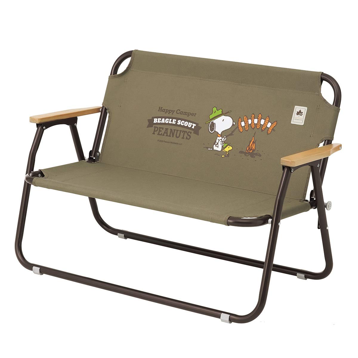 ロゴス(LOGOS) SNOOPY チェアfor2 86001085 二人用 ピーナッツ アウトドア 折り畳み キャンプ 椅子