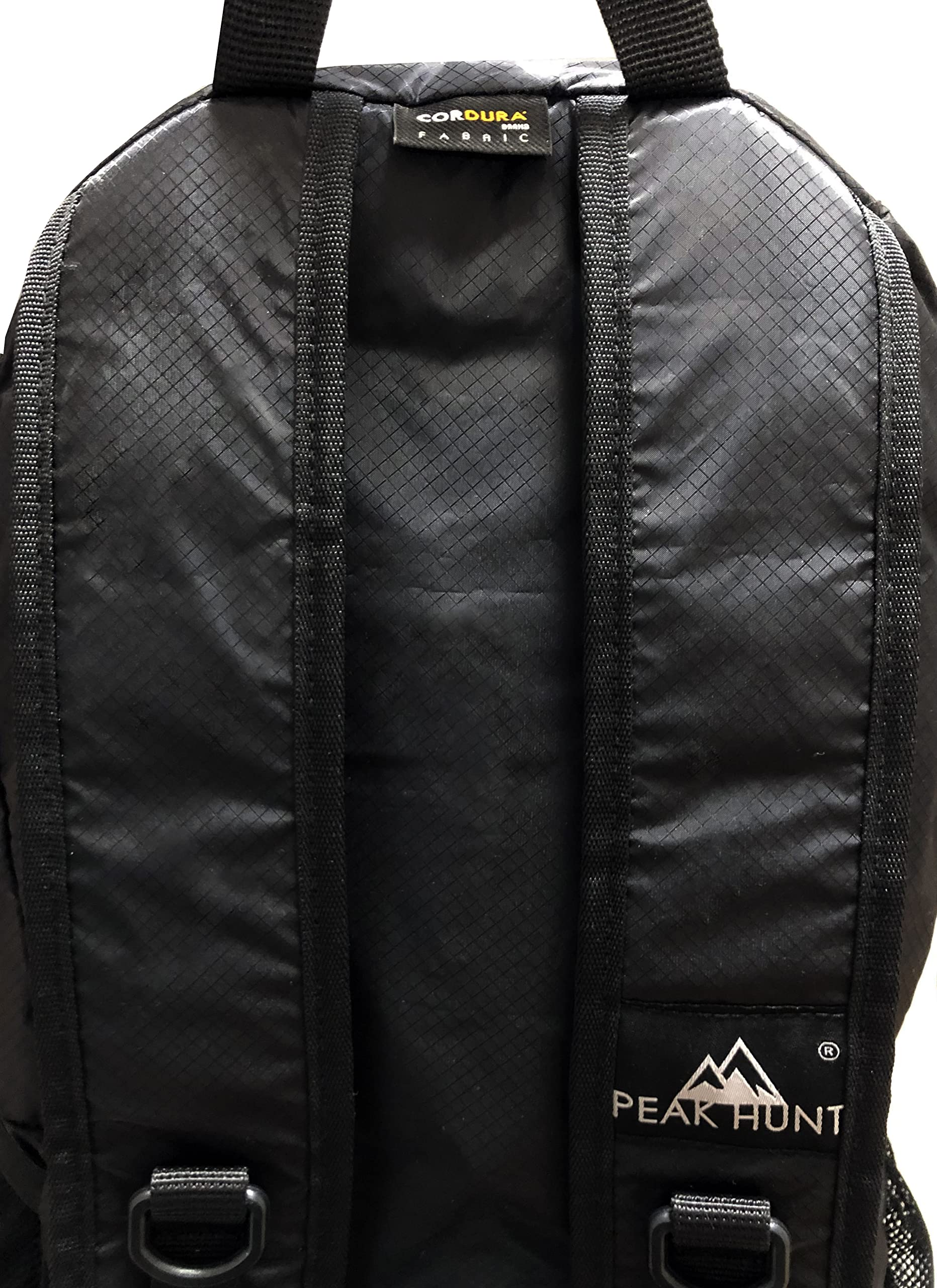 バックパック20L 軽量 超軽量（UL） 撥水 生活防水 メンズ レディース ハイキング トレッキング ブラック 黒 折りたたみ 旅行 トラベル PEAKHUNT(ピークハント）